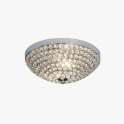 Freyza | Plafonnier encastré en verre cristal à effet affleurant Kristy Crystal – chambre, couloir, cuisine