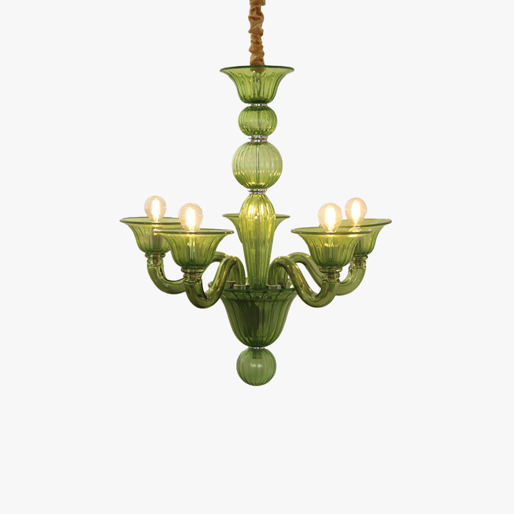 Freyza | Silva Retro Chandelier Glass Chandelier – Retro Dining Room Living Room