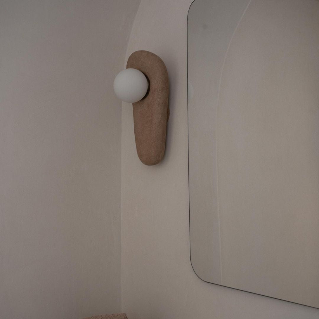 Freyza | Cashae Resin Glass Glass Resin Wall Light – Bedroom Hallway