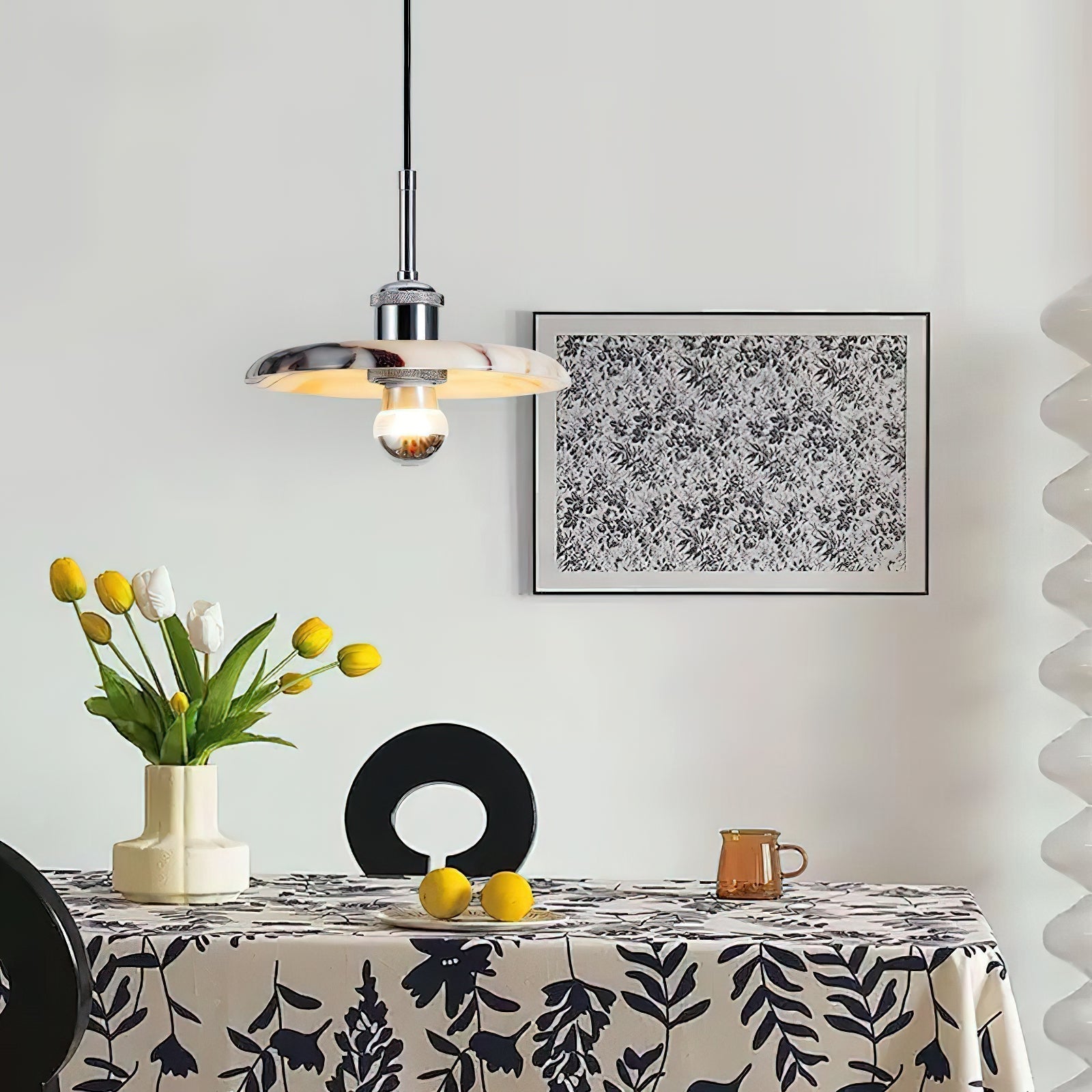 Freyza | Ovelion Nordic Art Marble Pendant Light – Nordic Kitchen Dining Room