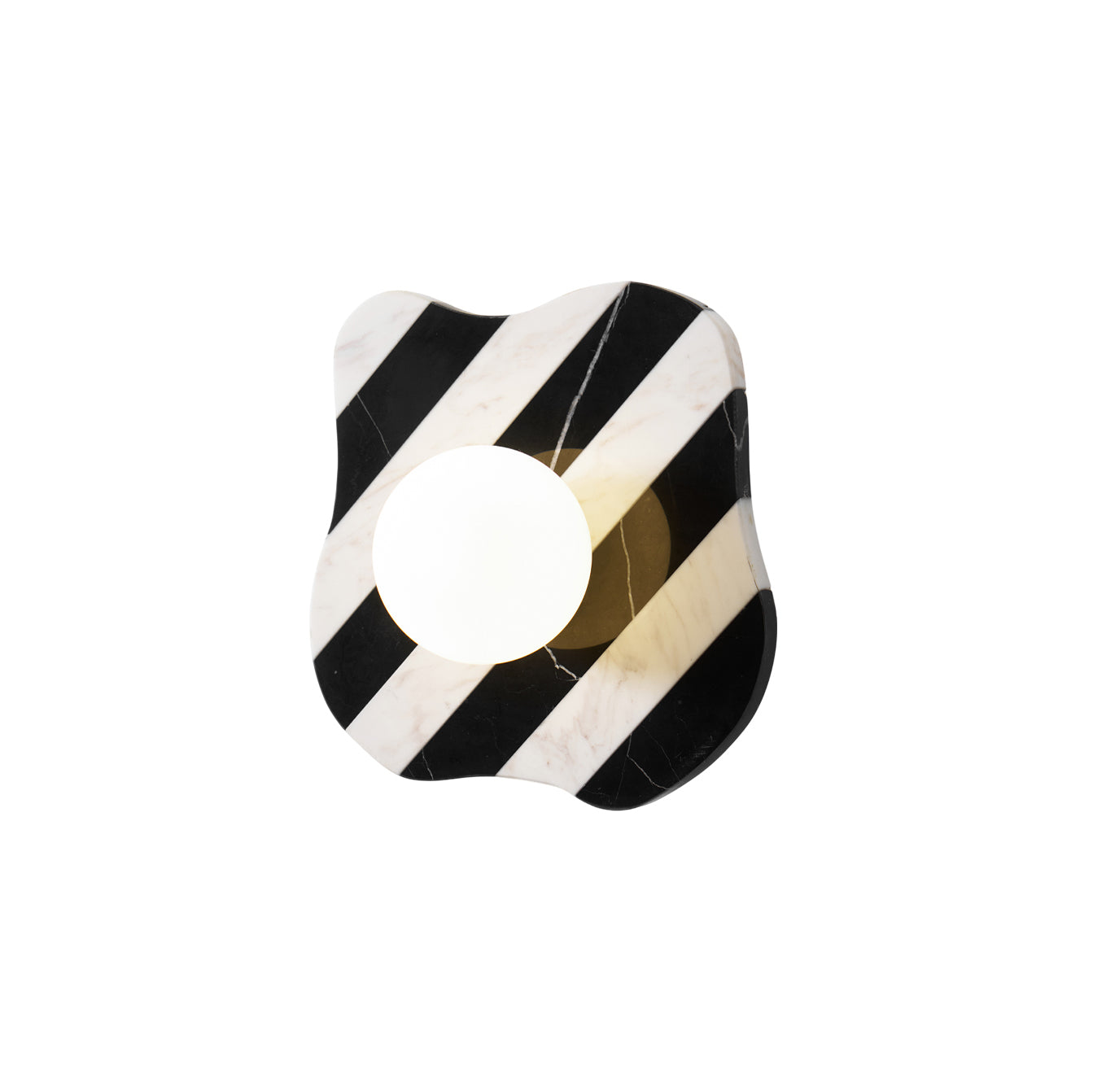 Freyza | Curinis Zebra Marble Glass Marble Wall Light – Bedroom Hallway