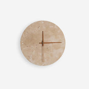 Freyza | Horloge murale en travertin et applique murale d’intérieur – chambre et salon