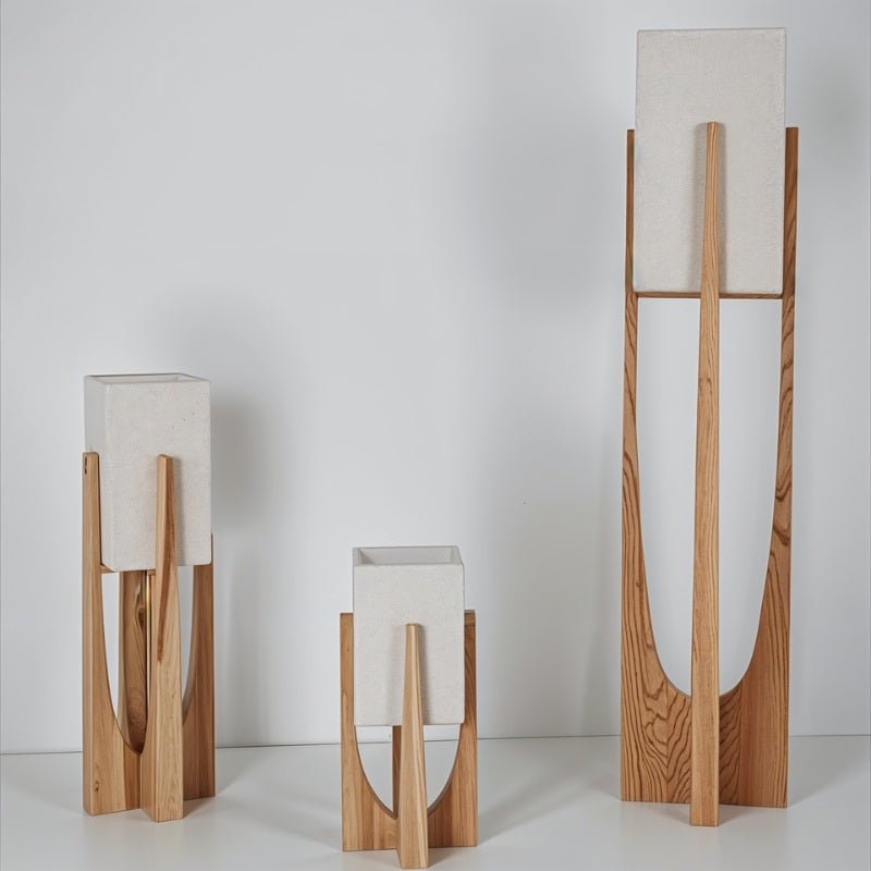 ZenithWood | Elegant Modern Natural Wood Table Lamp for Bedroom 6