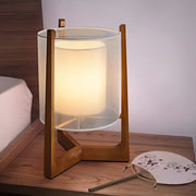 ZenithWood | Stylish Rustic LED Floor Lamp for Living Room Decor 0