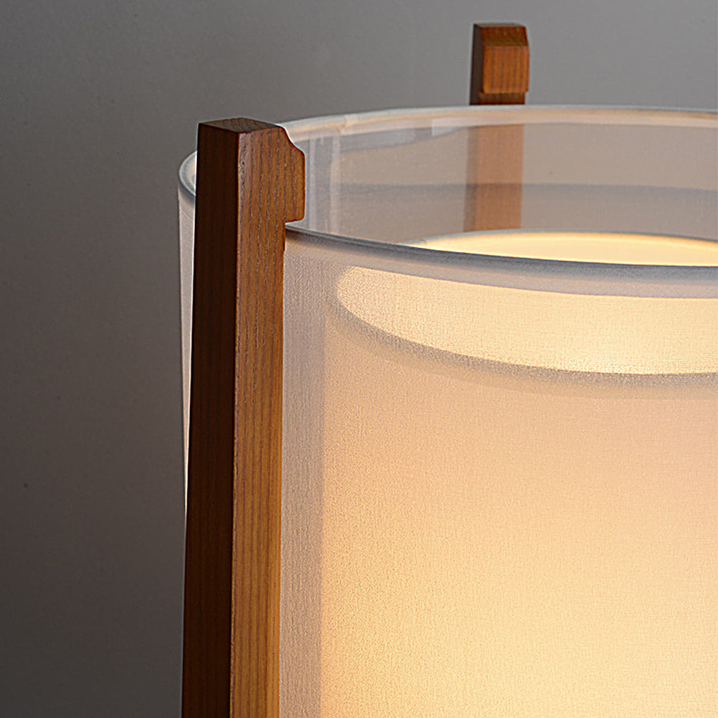 ZenithWood | Stylish Rustic LED Floor Lamp for Living Room Decor 3