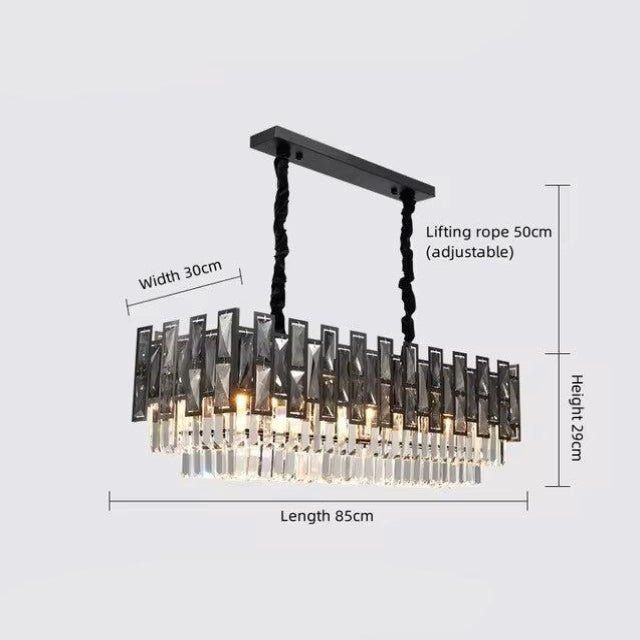 Freyza - Zenith | Elegant Modern Crystal Metal Chandelier Collection