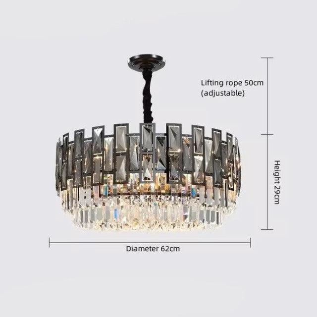 Freyza - Zenith | Elegant Modern Crystal Metal Chandelier Collection