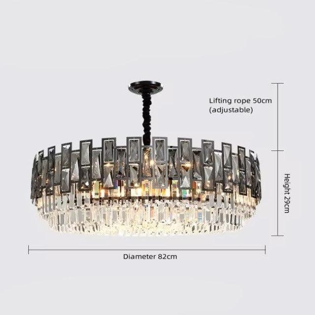 Freyza - Zenith | Elegant Modern Crystal Metal Chandelier Collection