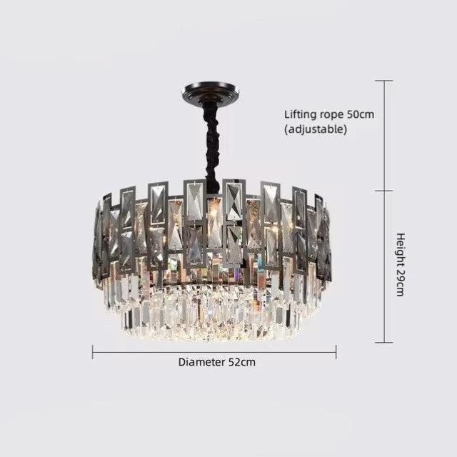 Freyza - Zenith | Elegant Modern Crystal Metal Chandelier Collection
