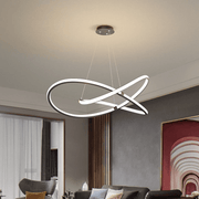 Freyza - Elegant Sculptural Copper Modern Chandelier Light