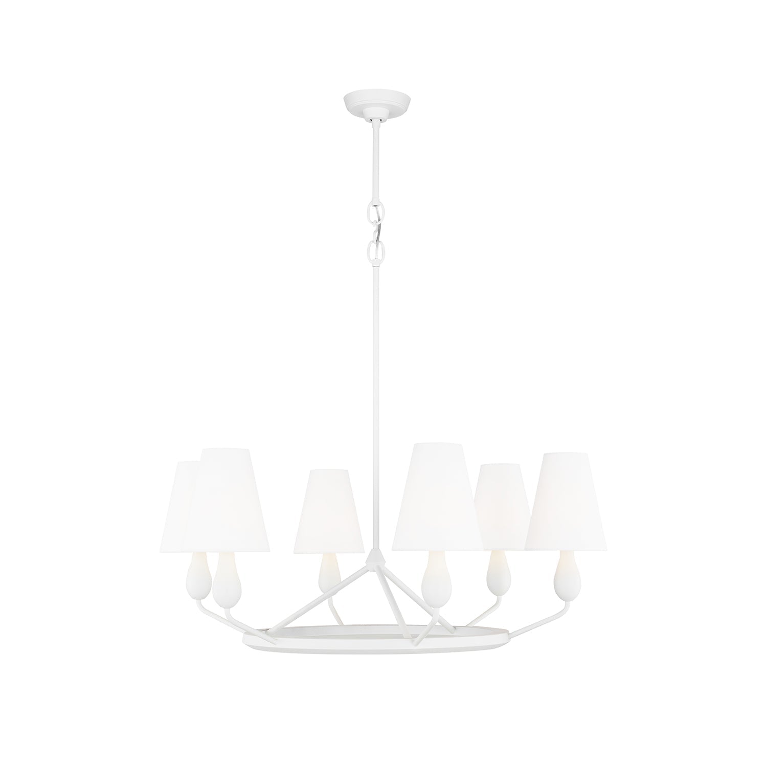 Freyza | Avlaeir Vintage Industrial Brass Fabric Chandelier – Industrial Dining Room Living Room