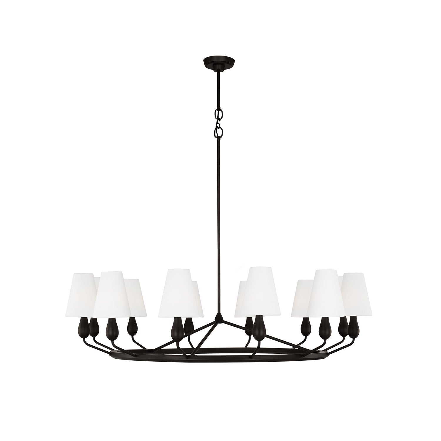 Freyza | Avlaeir Vintage Industrial Brass Fabric Chandelier – Industrial Dining Room Living Room