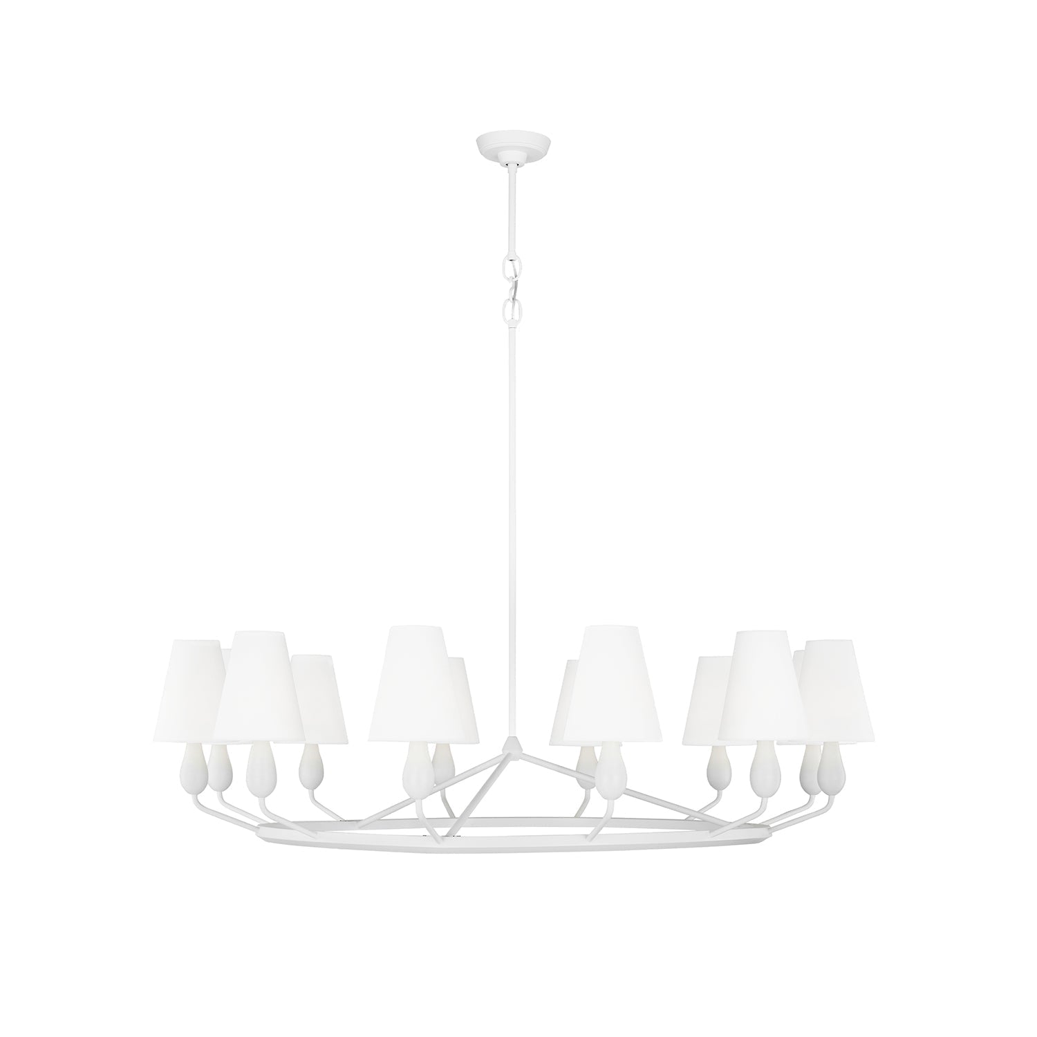 Freyza | Avlaeir Vintage Industrial Brass Fabric Chandelier – Industrial Dining Room Living Room