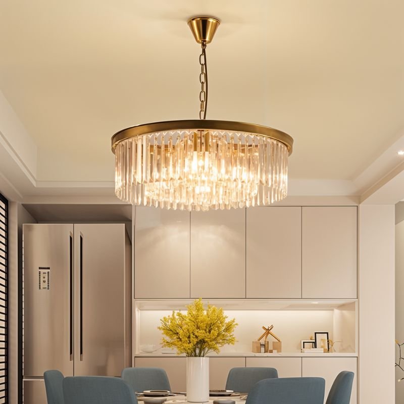 Freyza - ZivaCrystal | Elegant Black Crystal Chandelier Light Fixture