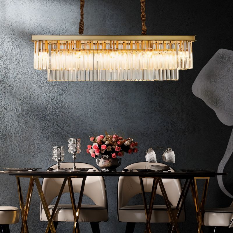 Freyza - ZivaCrystal | Elegant Black Crystal Chandelier Light Fixture