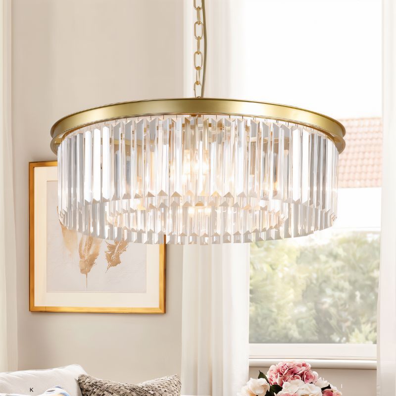 Freyza - ZivaCrystal | Elegant Black Crystal Chandelier Light Fixture