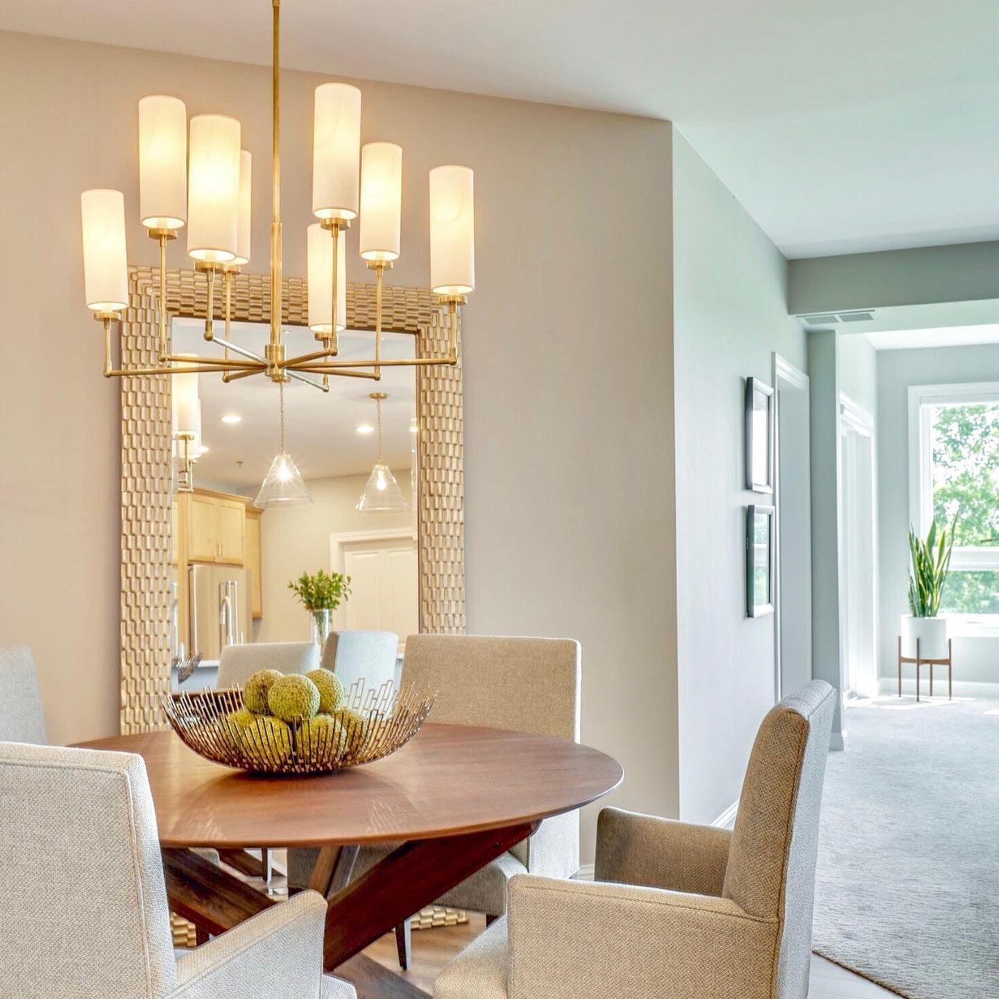 Freyza | Eraeiel Postmodern Luxury Brass Fabric Chandelier – Modern Dining Room Living Room