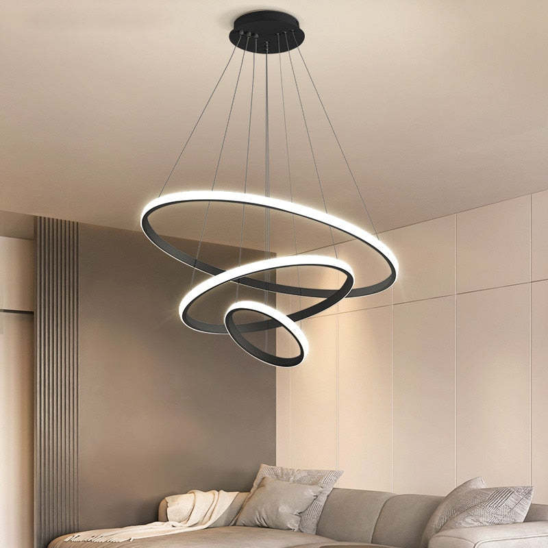 Freyza | Suspension annulaire moderne Zin – Éclairage moderne pour cuisine et salle à manger