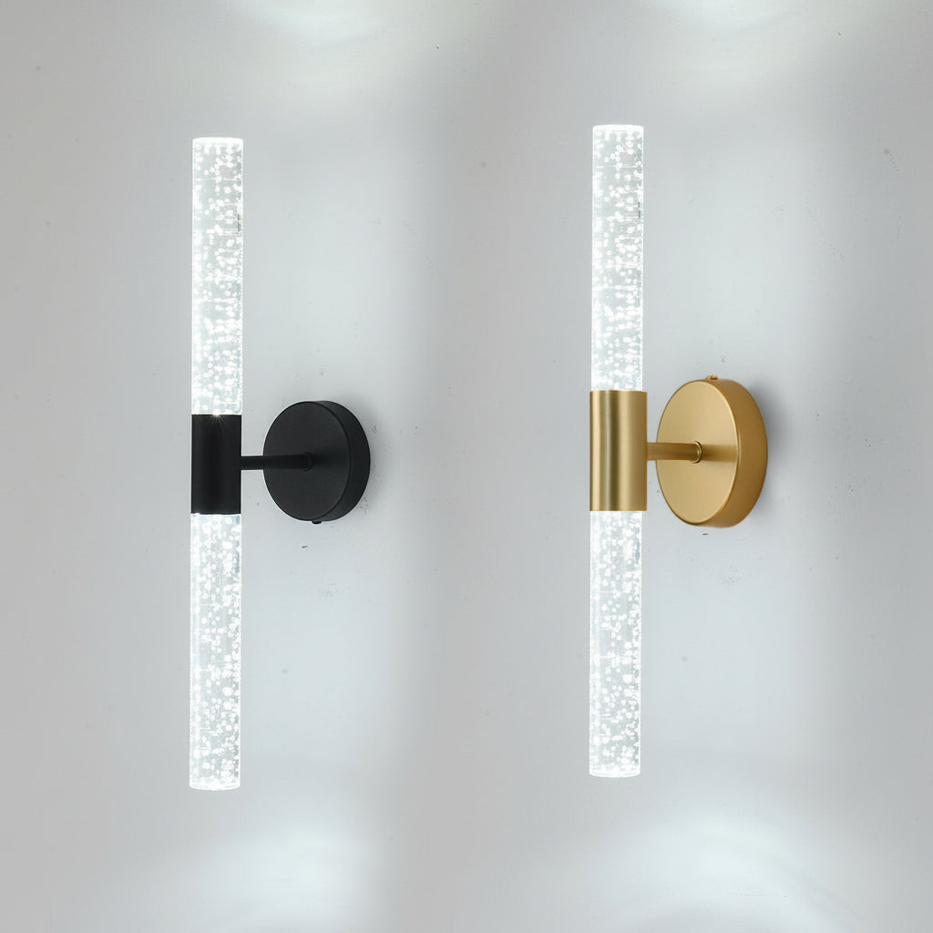 Freyza - Cylinder Wall Sconce Tube Iron Acrylic LED 50cm / 20in Modern Vanity Light