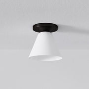 Freyza | Glass Flush Mount Ceiling Light – Modern Bedroom Hallway Kitchen