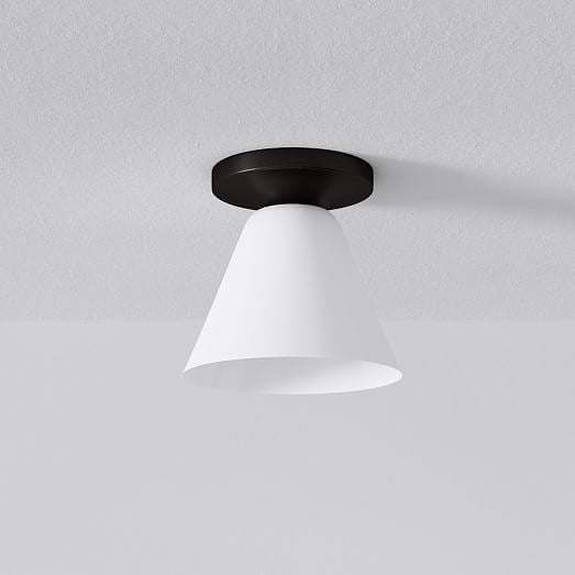 Freyza | Glass Flush Mount Ceiling Light – Modern Bedroom Hallway Kitchen