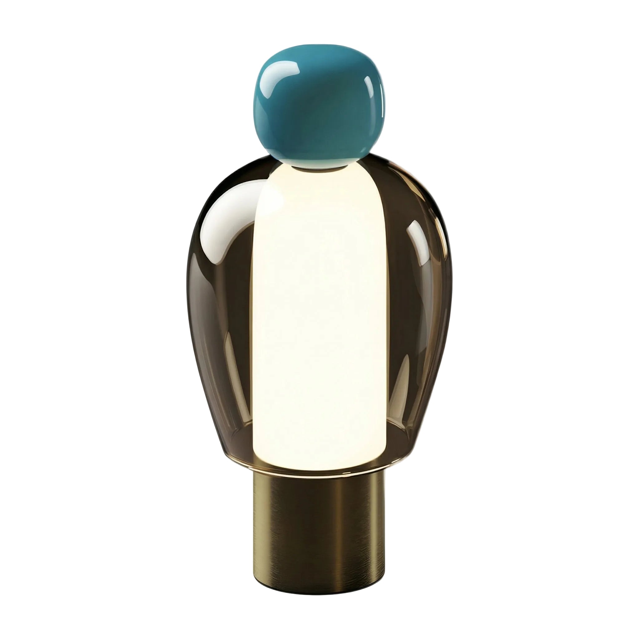 Freyza - LED Table Lamp Nordic Glass Portable Dimmable Cordless 34cm / 13.4in