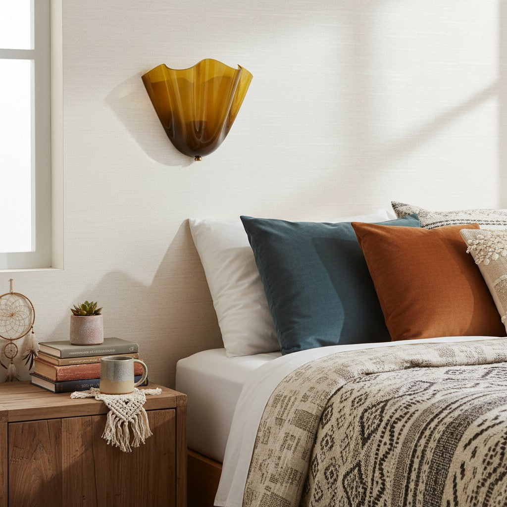 Freyza | Glass Wall Light – Bedroom Hallway