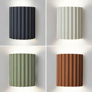 Freyza - Textured Resin G9 LED Wall Sconce Nordic Modern Up Down Light