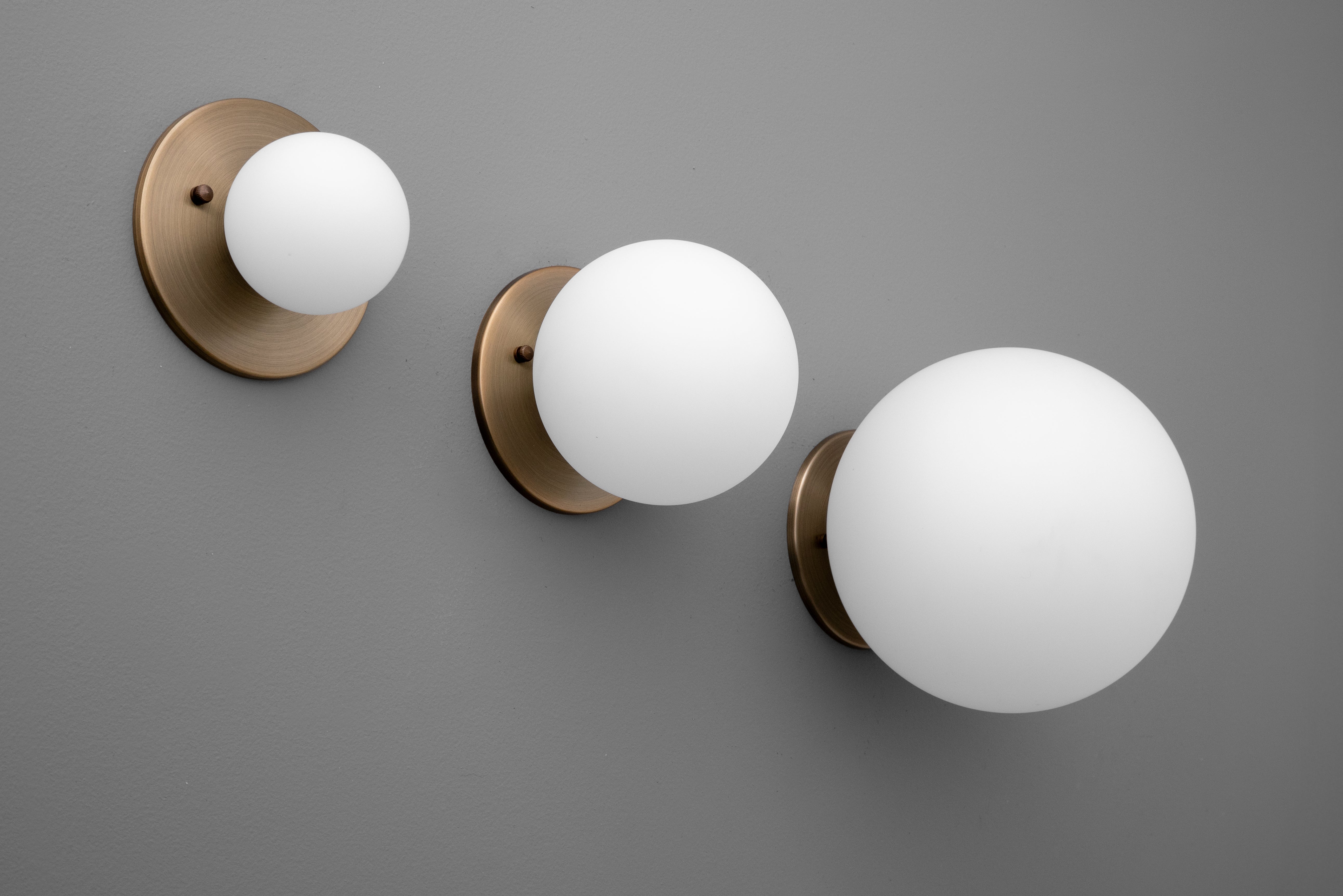 Freyza | Brass Glass Wall Light – Bedroom Hallway