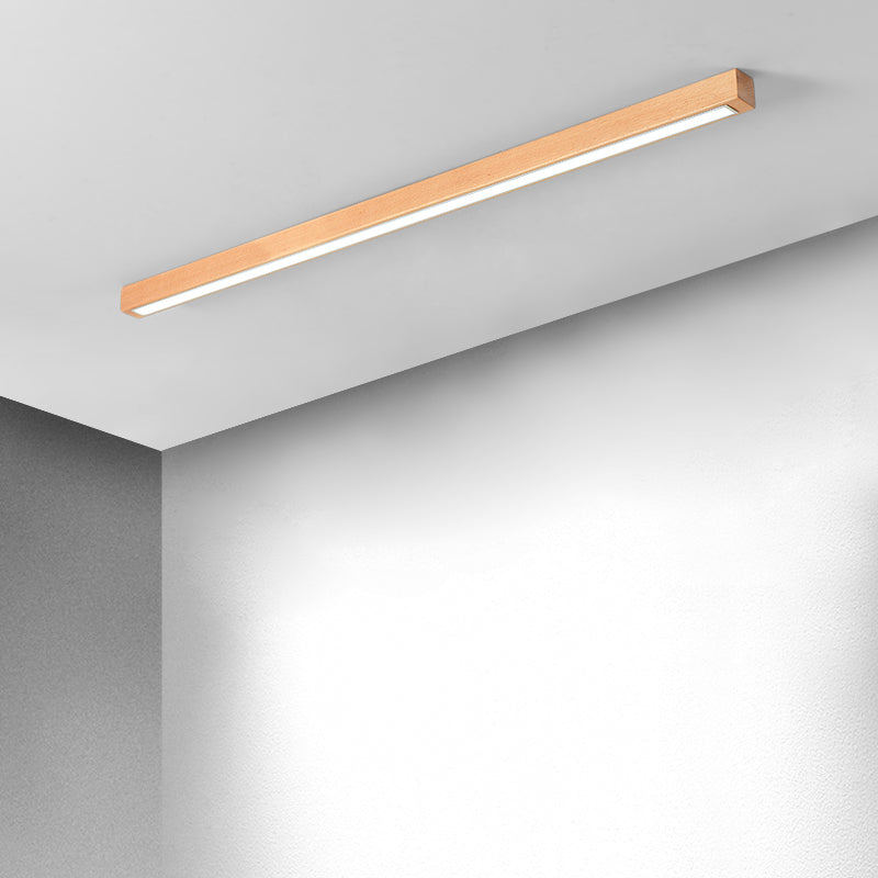Freyza | Plafonnier en bois affleurant – Chambre, couloir, cuisine