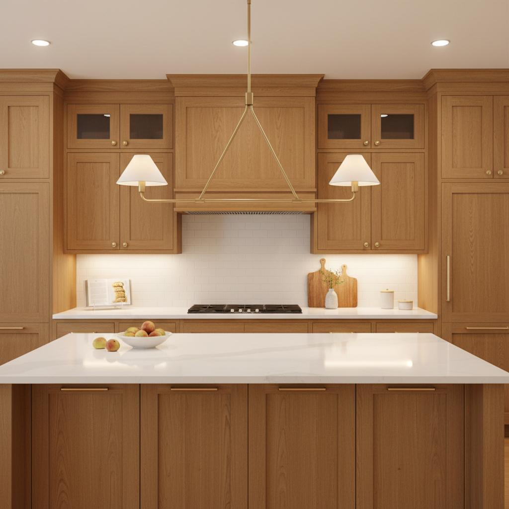 Freyza | Vector Brass Fabric Chandelier