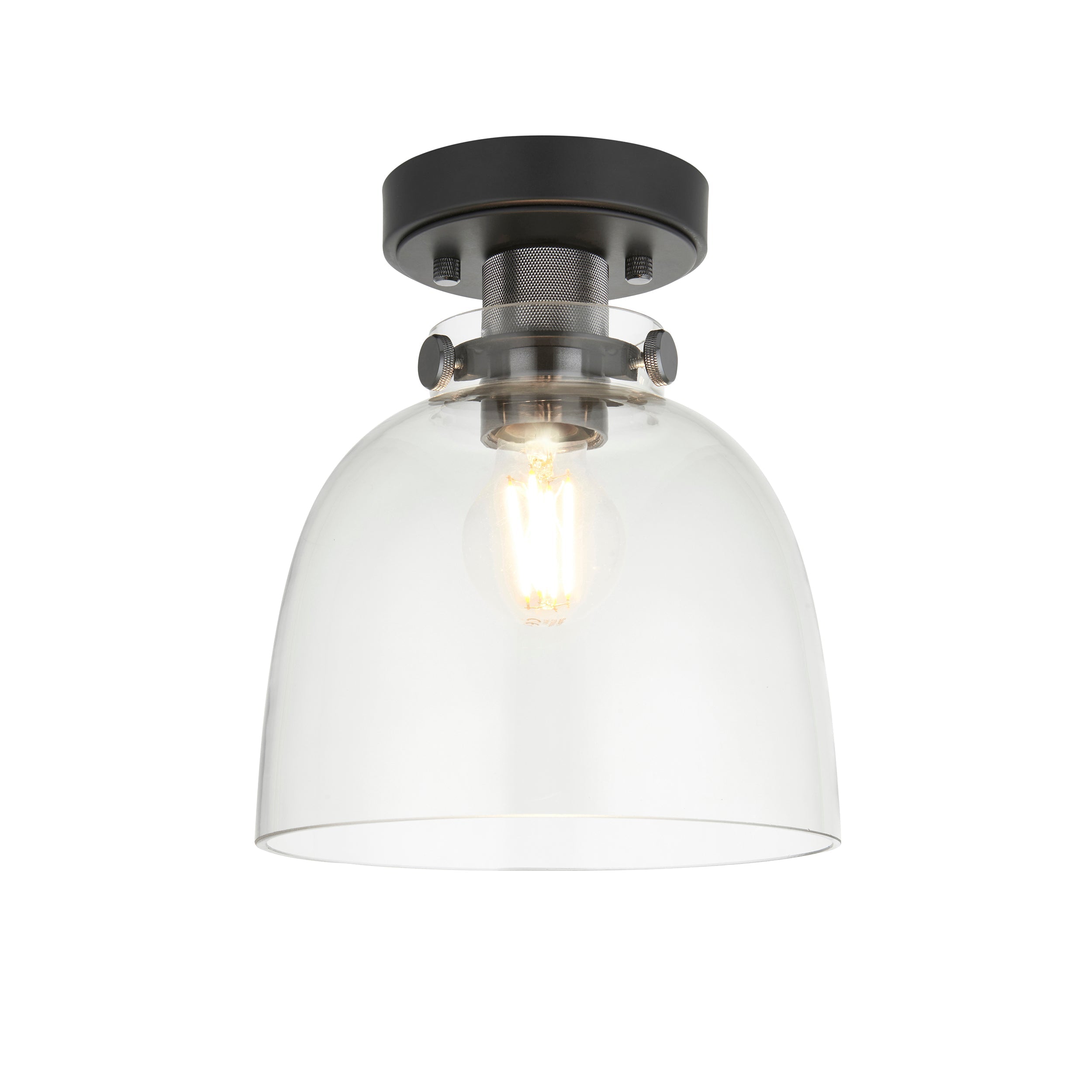 Freyza - Endon Urban Flush Smokey Grey Tinted Glass