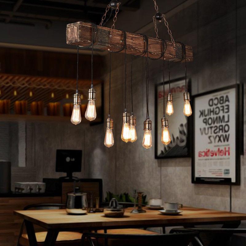 Freyza - Brio - Antique Wooden Beam Hanging Light