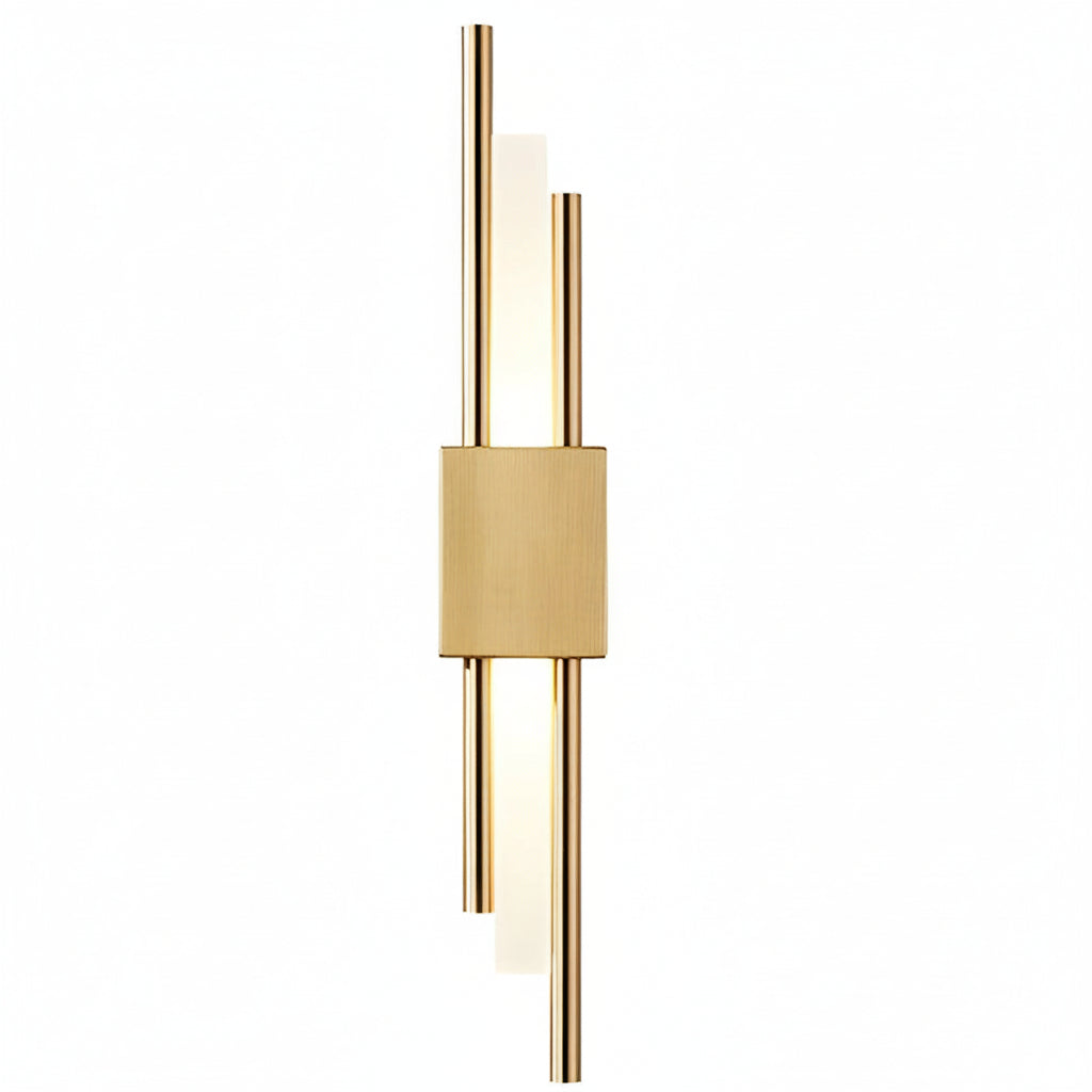 Freyza - Postmoderne Kupfer-Wandleuchte - Auf-/Abwärts LED Kunstdekor-Leuchte - 2-flammig/4-flammig - 3000K