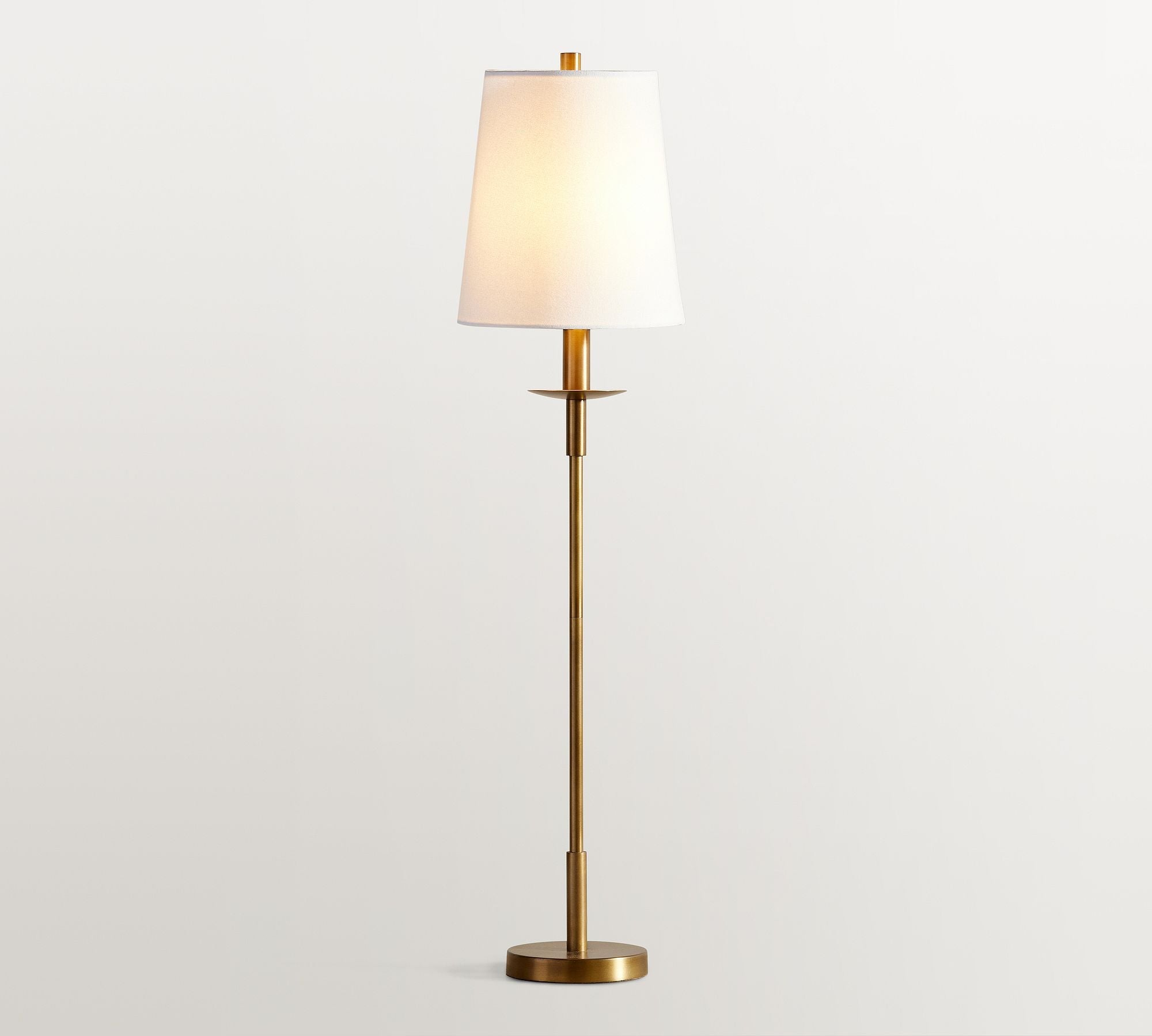 Freyza | Iron Linen Table Lamp – Modern Bedside Bedroom