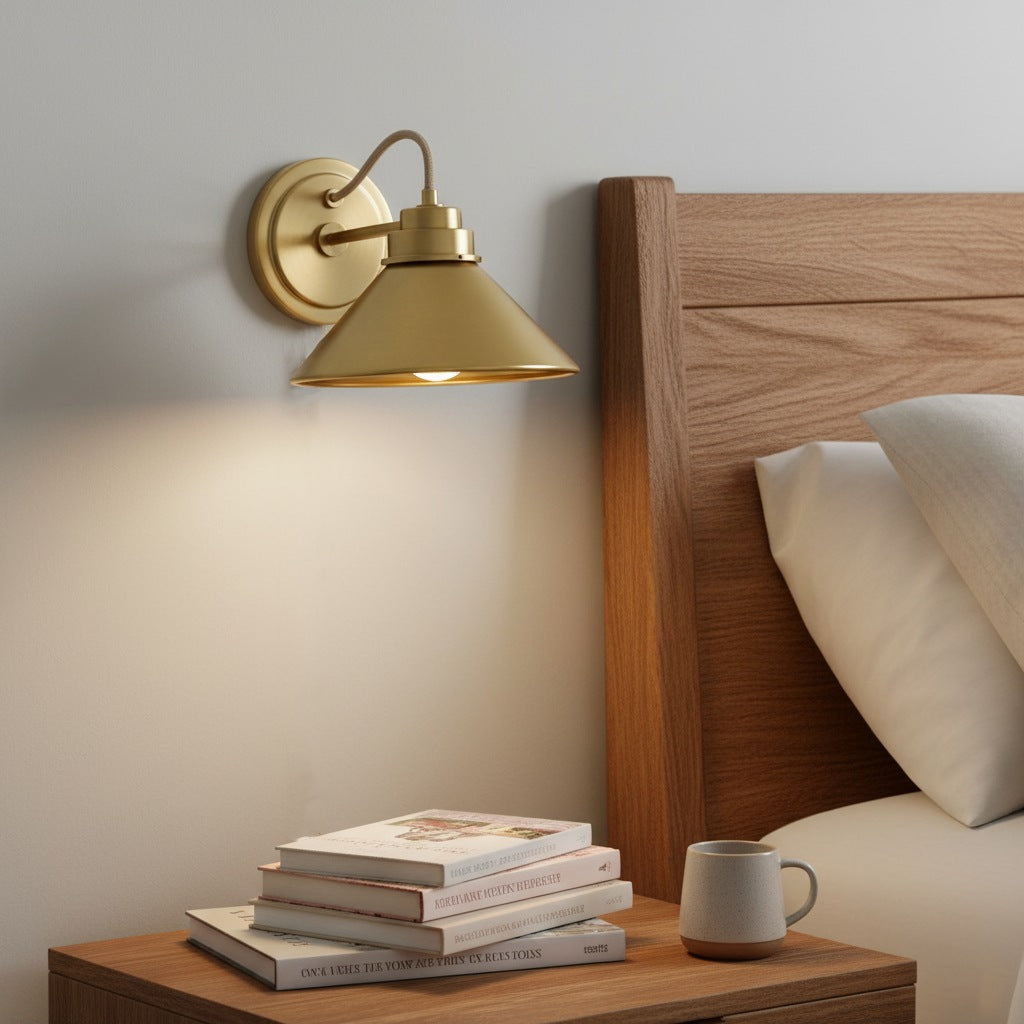 Freyza | Glas-Wandleuchte – Schlafzimmer, Flur
