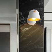 Freyza - Metal Wall Sconce – Nordic Hat Style Matte Iron E27 (15x28cm)