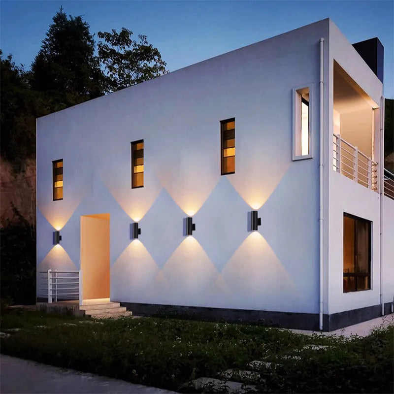 Freyza | Kren Minimalist Metal Black Outdoor Wall Light – Minimalist Garden Porch Exterior