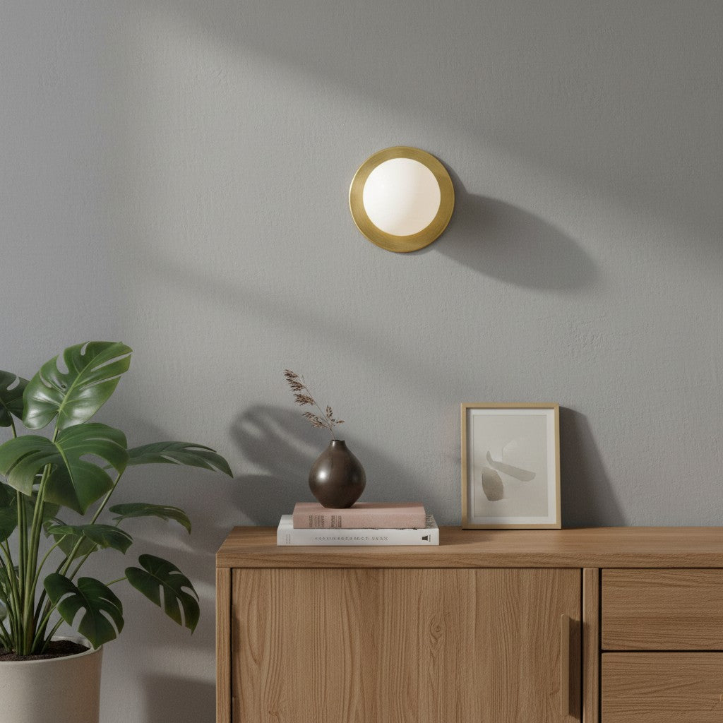 Freyza | Glass Wall Sconce – Modern Living Room Hallway