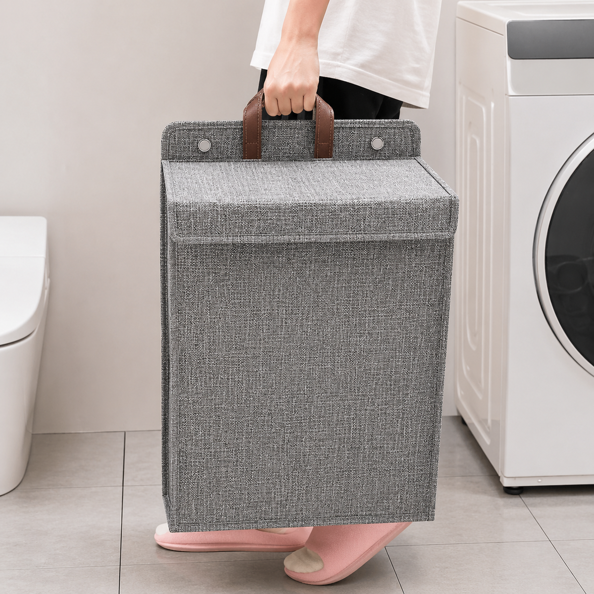 Wallora Foldable Wall-Mounted Laundry Basket
