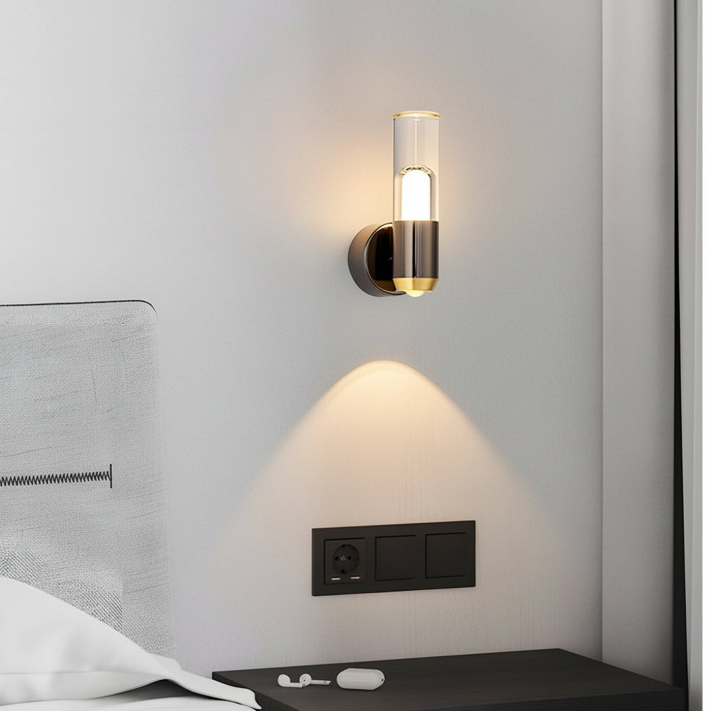 Freyza - Dimmbar Acryl LED-Wandleuchte Modern Streifen Gold Schwarz 3-Farben