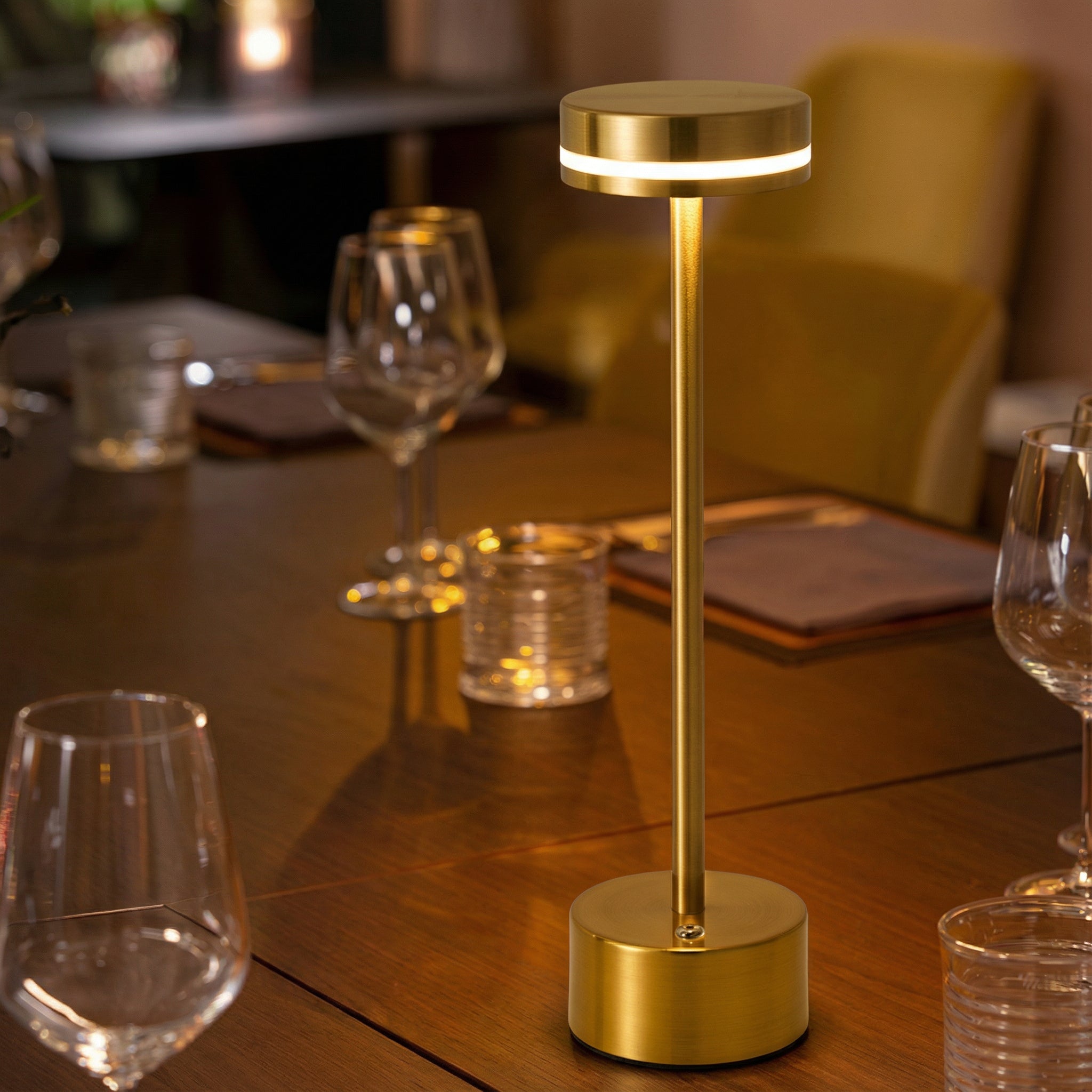 Freyza - Cordless LED Table Lamp Rechargeable Portable 3 Color Modes 31.5cm / 12.4in