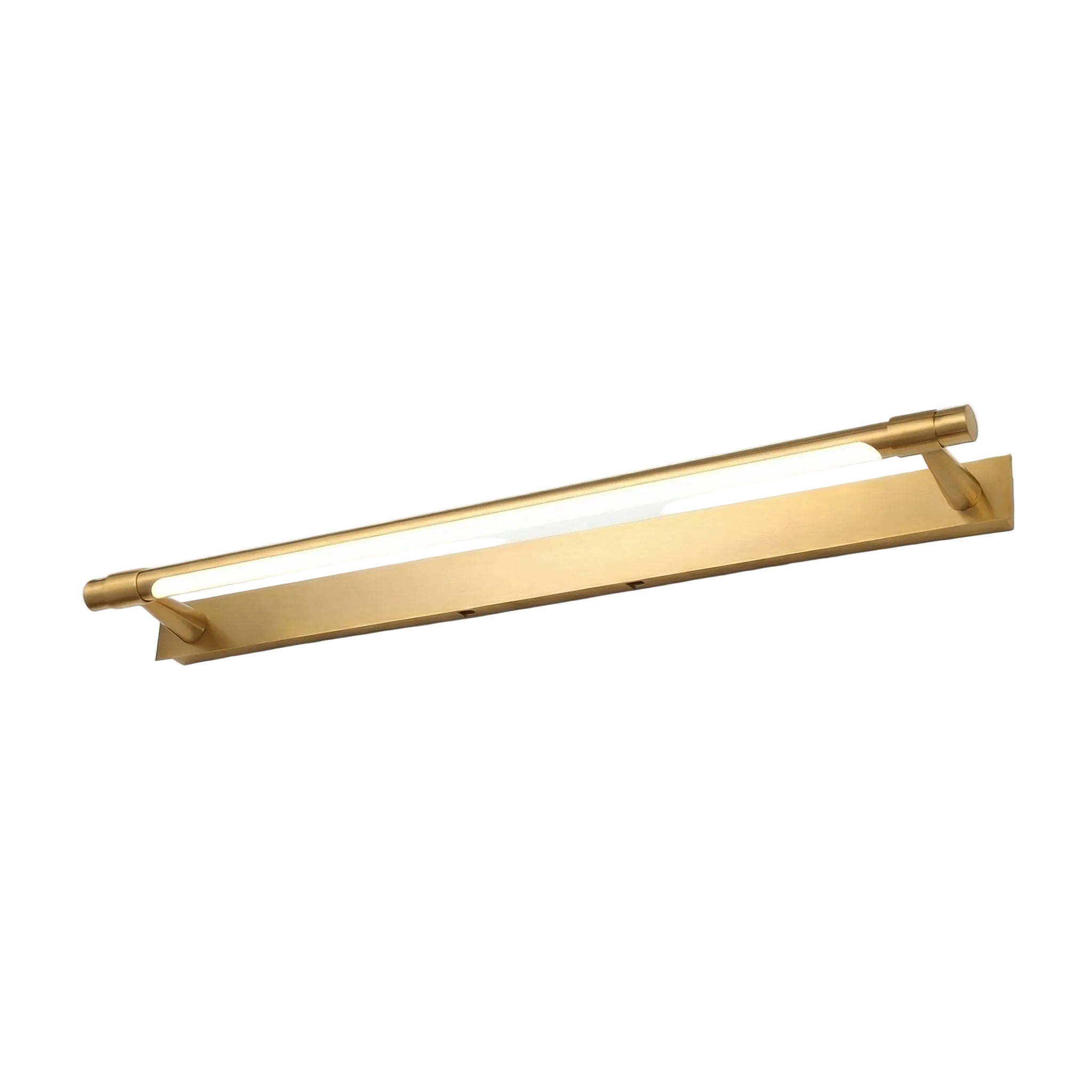 Freyza - LED Bathroom Vanity Light Wall Lamp Brushed Copper Black Mirror Cabinet 48cm-81cm