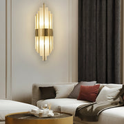 Freyza - Crystal Wall Sconce Stainless Steel LED 60cm / 24in 3-Color Dimmable Postmodern Light