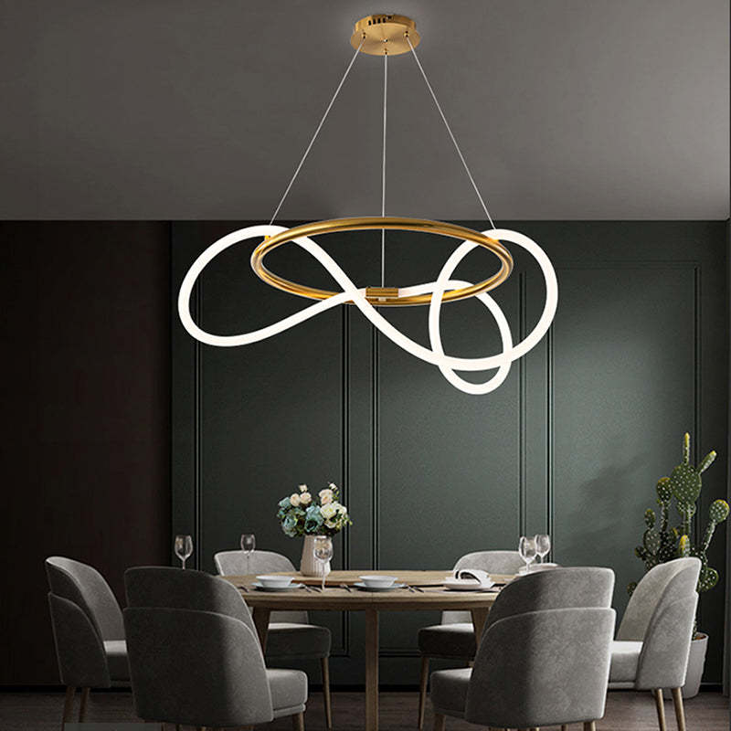 Freyza | Suspension dorée – Cuisine et salle à manger