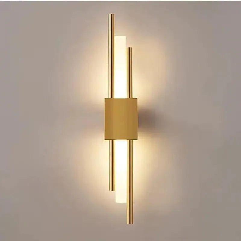Freyza | Applique murale d’intérieur moderne Dune noire et dorée – chambre et salon modernes