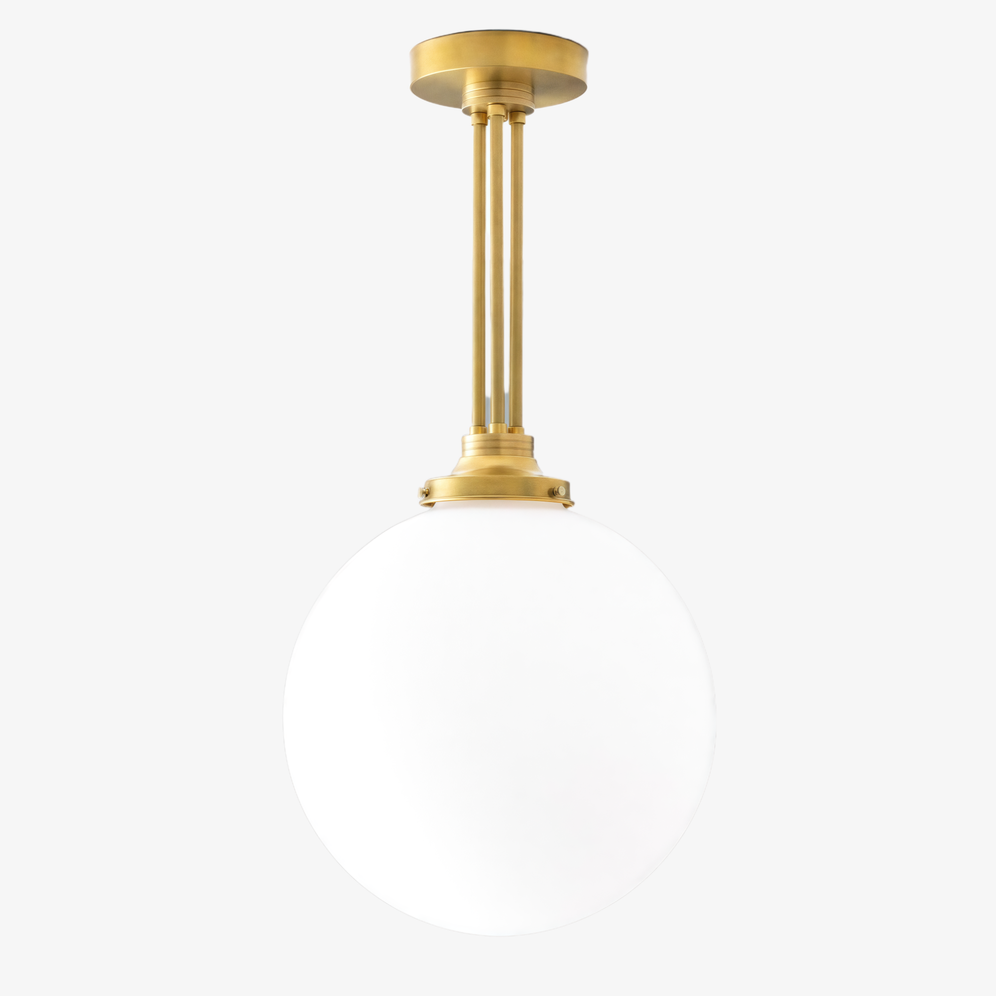 Freyza | Brass Globe Pendant Light – Kitchen Island