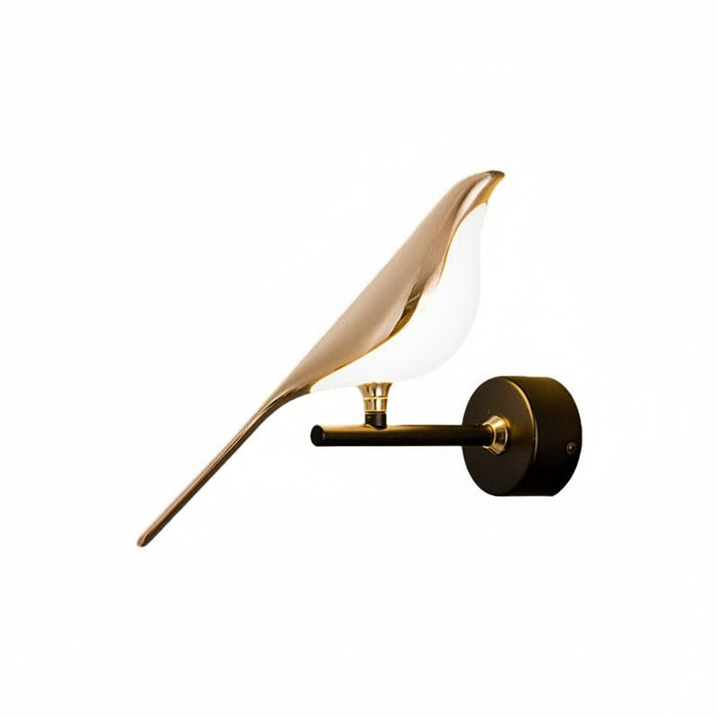 Freyza - Bird Wall Sconce Magpie Shape Adjustable Metal Acrylic LED 21-38cm / 8-15in Art Light