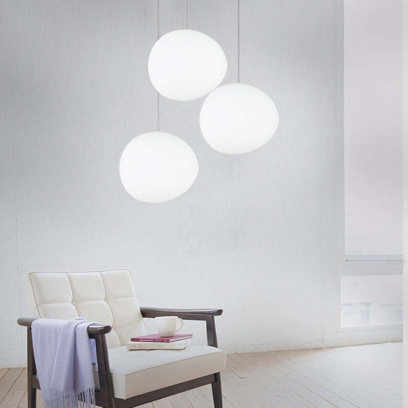 Freyza | Elun elegante, minimalistische Glas-Pendelleuchte – minimalistische Küche und Esszimmer