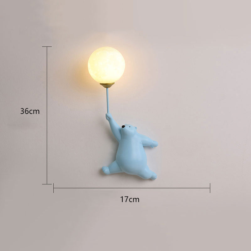 Freyza | Bear Balloon Wall Indoor Wall Light – Bedroom Living Room
